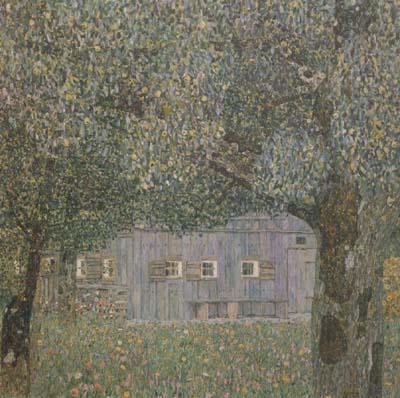 Gustav Klimt Farmhouse in Upper Austria (mk20) oil painting image
